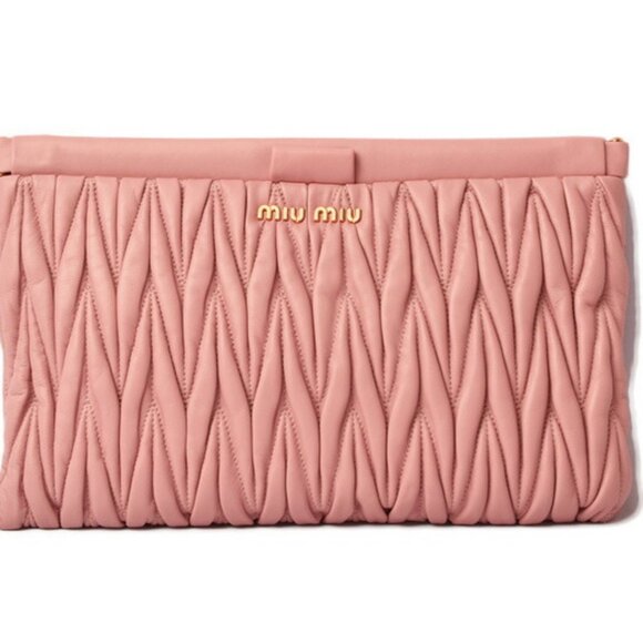 MIU MIU Pink Pouch - Picture 1 of 6